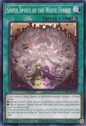 Image of Sinful Spoils of the White Forest (SUDA-EN055) - Supreme Darkness 1st Edition