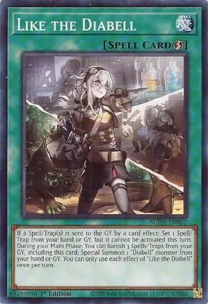 Image of Like the Diabell (SUDA-EN057) - Supreme Darkness 1st Edition
