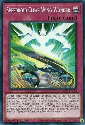 Image of Speedroid Clear Wing Wonder (SUDA-EN068) - Supreme Darkness 1st Edition