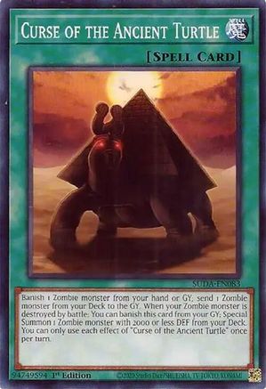 Image of Curse of the Ancient Turtle (SUDA-EN083) - Supreme Darkness 1st Edition