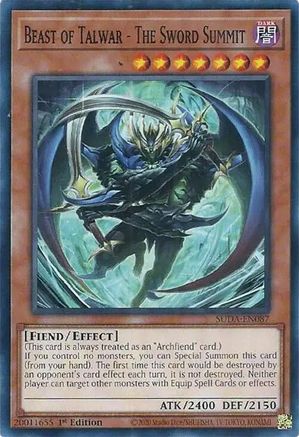 Image of Beast of Talwar - The Sword Summit (SUDA-EN087) - Supreme Darkness 1st Edition