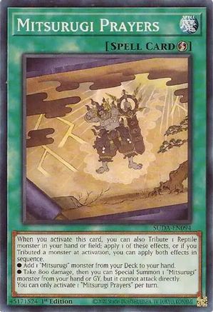 Image of Mitsurugi Prayers (SUDA-EN094) - Supreme Darkness 1st Edition