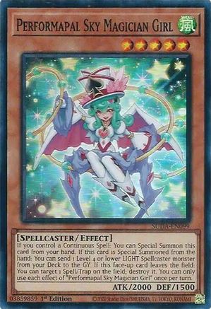 Image of Performapal Sky Magician Girl (SUDA-EN099) - Supreme Darkness 1st Edition