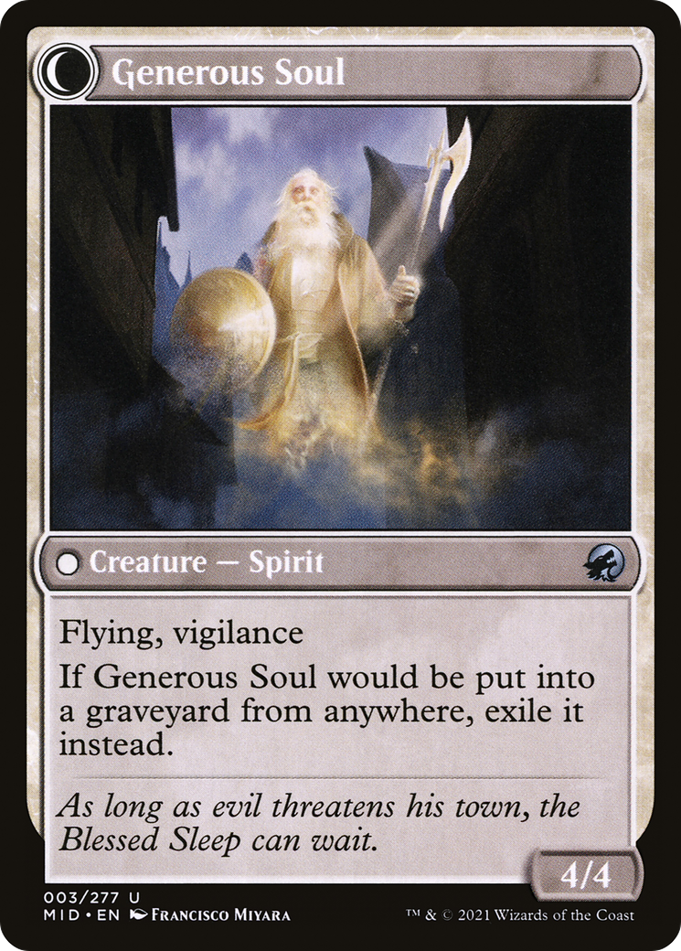 Image of Beloved Beggar (MID-003) - Innistrad: Midnight Hunt: (Double Faced Transform)