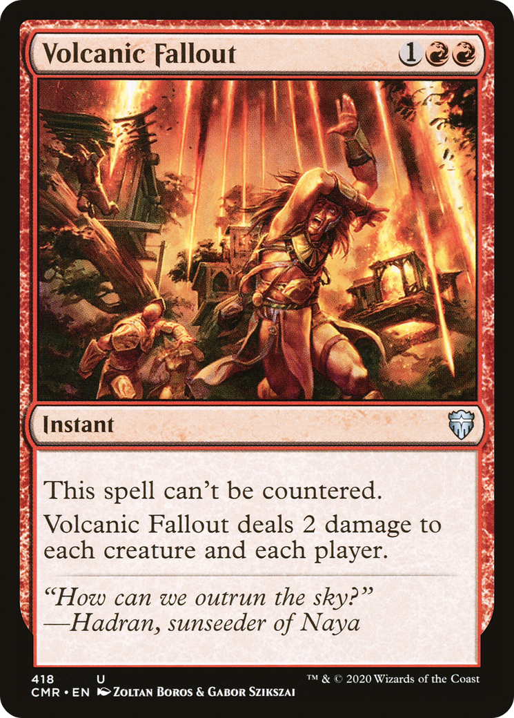 Image of Volcanic Fallout (CMR-418) - Commander Legends