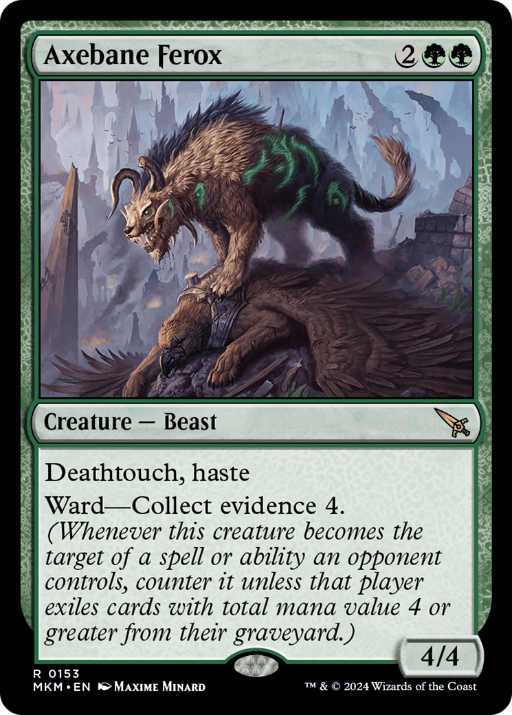 Image of Axebane Ferox (MKM-153) - Murders at Karlov Manor Foil