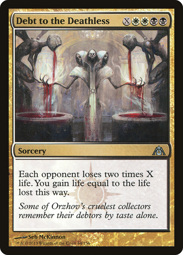 Image of Debt to the Deathless (DGM-064) - Dragon's Maze Foil