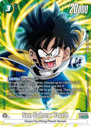 Image of Son Gohan : Youth (Alternate Art) (FB05-054) - New Adventure Holofoil