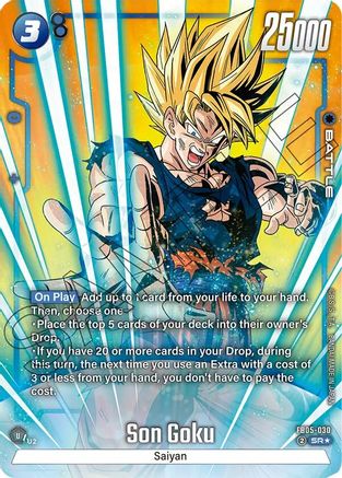 Image of Son Goku - FB05-030 (Alternate Art) (FB05-030) - New Adventure Holofoil