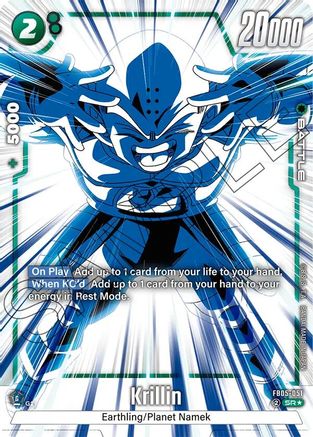 Image of Krillin (Alternate Art) (FB05-051) - New Adventure Holofoil