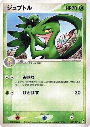 Image of Grovyle (006/075) - Miracle Crystal Unlimited
