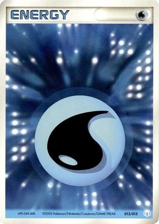 Image of Basic Water Energy - 013/015 (013/015) - Gift Box Mew  Lucario Crawdaunt Quarter Deck