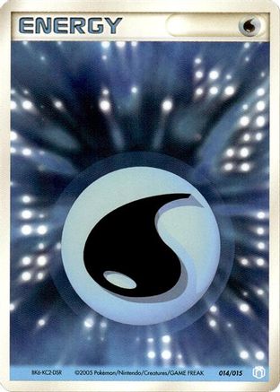 Image of Basic Water Energy - 014/015 (014/015) - Gift Box Mew  Lucario Crawdaunt Quarter Deck
