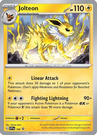 Image of Jolteon 169  - Holofoil SV Scarlet & Violet Promo Cards - Promo