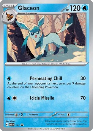Image of Glaceon (Cosmos Holo) 171  - Holofoil SV Scarlet & Violet Promo Cards - Promo