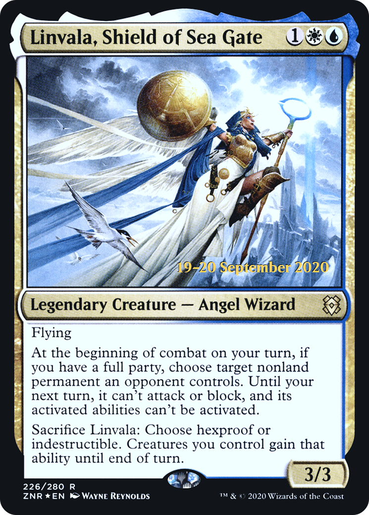 Image of Linvala, Shield of Sea Gate (PRE-226S) - Zendikar Rising Promos Foil