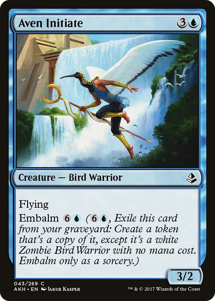 Image of Aven Initiate (AKH-043) - Amonkhet Foil
