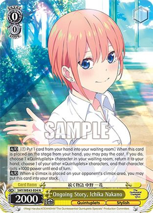 Image of Ongoing Story, Ichika Nakano (5HY/WE43-E04 N) - The Quintessential Quintuplets Specials Premium Booster