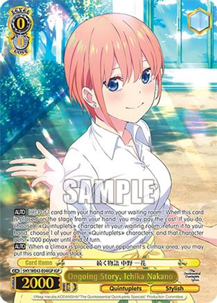 Image of Ongoing Story, Ichika Nakano (IGP) (5HY/WE43-E04IGP IGP) - The Quintessential Quintuplets Specials Premium Booster