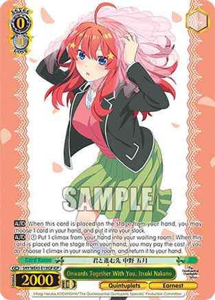 Image of Onwards Together With You, Itsuki Nakano (IGP) (5HY/WE43-E13IGP IGP) - The Quintessential Quintuplets Specials Premium Booster