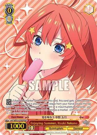 Image of Enjoying Summer, Itsuki Nakano (IGP) (5HY/WE43-E25IGP IGP) - The Quintessential Quintuplets Specials Premium Booster
