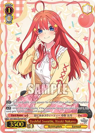 Image of Bashful Sweetie, Itsuki Nakano (IGP) (5HY/WE43-E27IGP IGP) - The Quintessential Quintuplets Specials Premium Booster