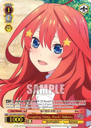 Image of Ongoing Story, Itsuki Nakano (IGP) (5HY/WE43-E30IGP IGP) - The Quintessential Quintuplets Specials Premium Booster