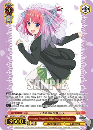 Image of Onwards Together With You, Nino Nakano (IGP) (5HY/WE43-E35IGP IGP) - The Quintessential Quintuplets Specials Premium Booster