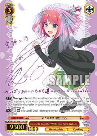 Image of Onwards Together With You, Nino Nakano (SP) (5HY/WE43-E35SP SP) - The Quintessential Quintuplets Specials Premium Booster