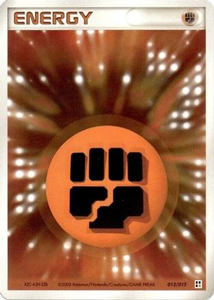 Image of Basic Fighting Energy - 012/015 (012/015) - Fighting Quick Construction Pack 1st Edition