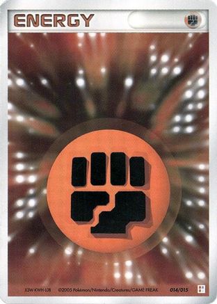 Image of Basic Fighting Energy - 014/015 (014/015) - Fighting Quick Construction Pack 1st Edition