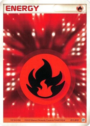 Image of Basic Psychic Energy - 011/015 (011/015) - Fire Quick Construction Pack 1st Edition