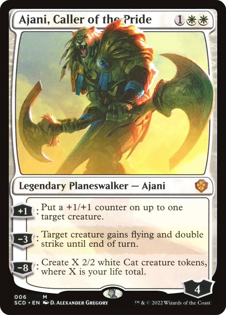 Image of Ajani, Caller of the Pride (SCD-006) - Starter Commander Decks