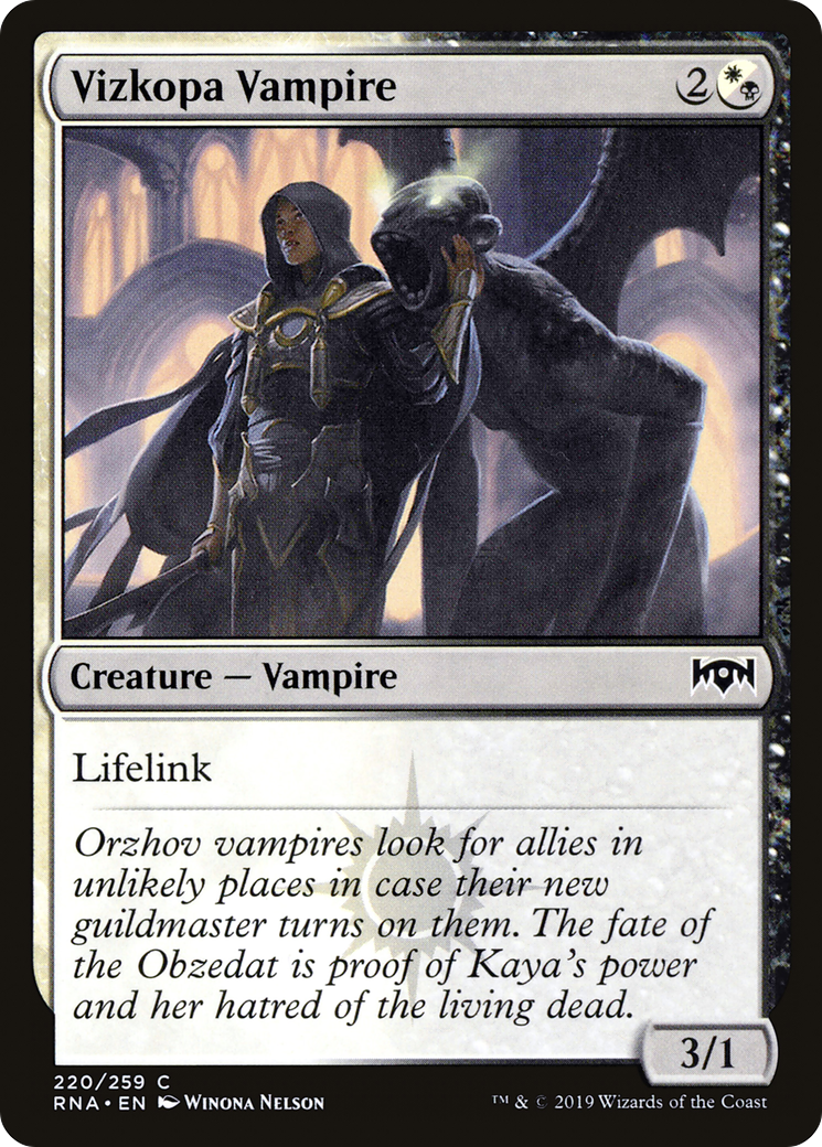 Image of Vizkopa Vampire (RNA-220) - Ravnica Allegiance