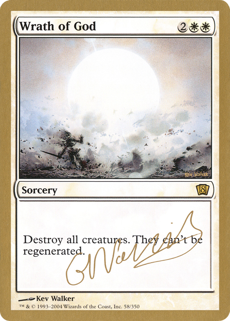 Image of Wrath of God - 2004 Gabriel Nassif (8ED) (WCD-) - World Championship Decks 2004