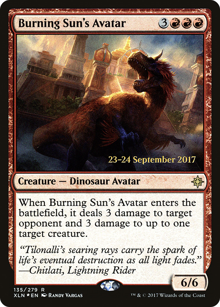 Image of Burning Sun's Avatar (PRE-135) - Ixalan Promos Foil