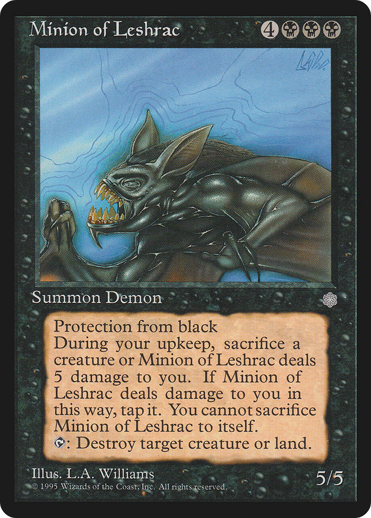 Image of Minion of Leshrac (ICE-) - Ice Age