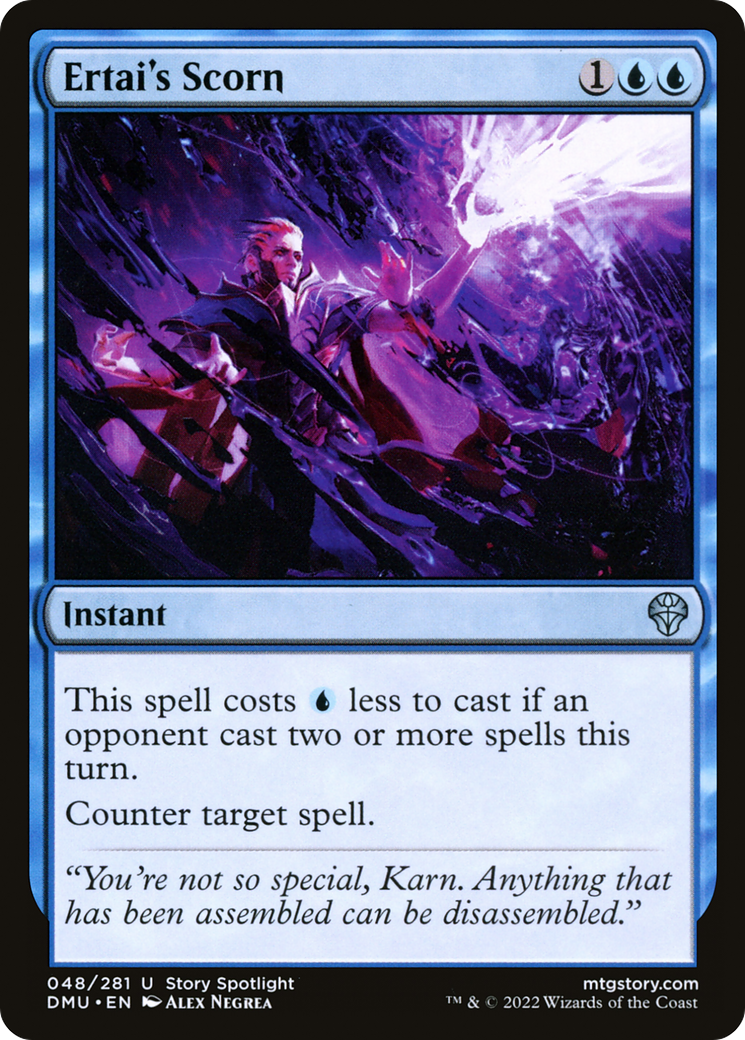 Image of Ertai's Scorn (DMU-048) - Dominaria United Foil