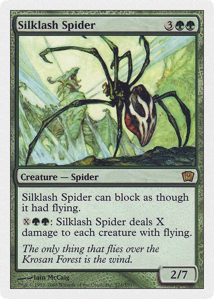 Image of Silklash Spider (9ED-) - 9th Edition Foil