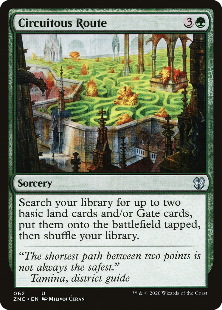 Image of Circuitous Route (ZNC-062) - Zendikar Rising Commander
