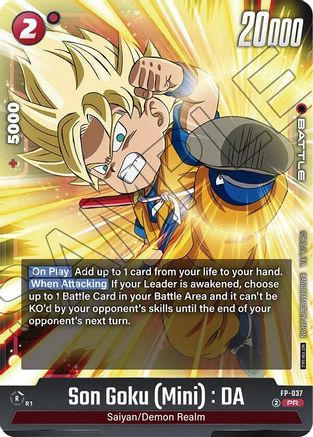 Image of Son Goku (Mini) : DA - FP-037 (FP-037) - Fusion World Promotion Cards and Packs