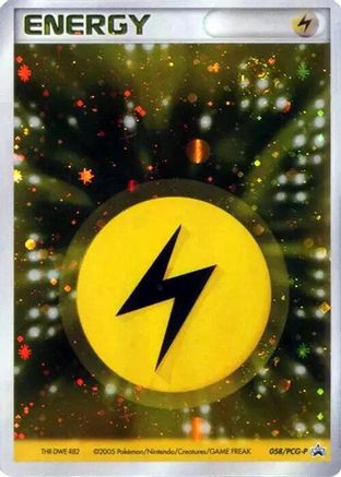 Image of Basic Lightning Energy - 058/PCG-P (058/PCG-P) - PCGP Promotional cards Holofoil