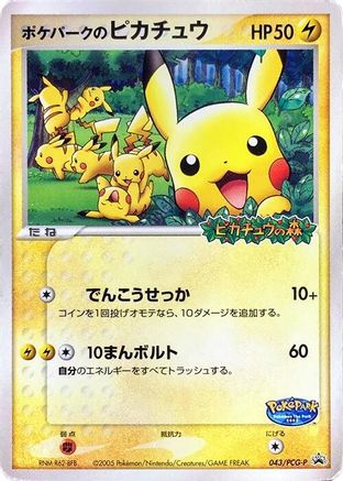 Image of PokePark's Pikachu - 043/PCG-P (043/PCG-P) - PCGP Promotional cards