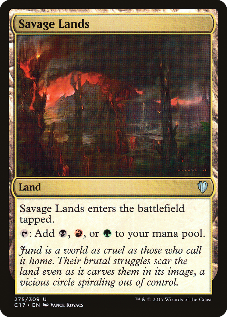 Image of Savage Lands (C17-275) - Commander 2017