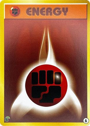 Image of Basic Fighting Energy - 6 (6) - Intro Pack Neo Chikorita