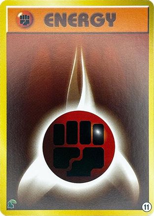 Image of Basic Fighting Energy - 11 (11) - Intro Pack Neo Chikorita