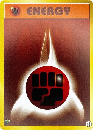 Image of Basic Fighting Energy - 18 (18) - Intro Pack Neo Chikorita