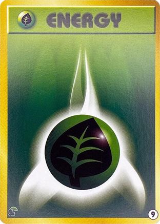Image of Basic Grass Energy - 9 (9) - Intro Pack Neo Chikorita