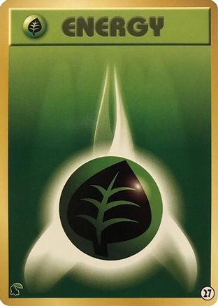 Image of Basic Grass Energy - 27 (27) - Intro Pack Neo Chikorita