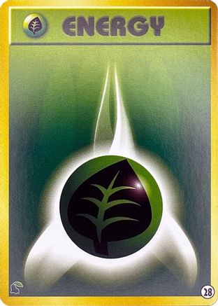 Image of Basic Grass Energy - 28 (28) - Intro Pack Neo Chikorita